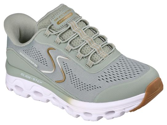 Scarpe da trekking Skechers Slip-ins Glide-Step Sole verde da donna