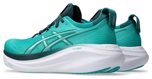 Chaussures Running Asics Gel-Nimbus 27 Bleu/Noir Homme