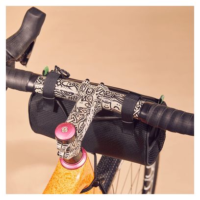 Borsa Da Manubrio Per Bici 2L | Ultra Leggera 93g | Impermeabile E Riflettente | Multiuso: Telaio, Sella O Tracolla | Per MTB, Corsa, Gravel