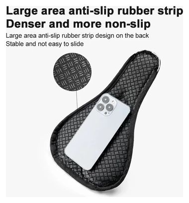 Selle de vélo en silicone antichoc Rockbros- noir