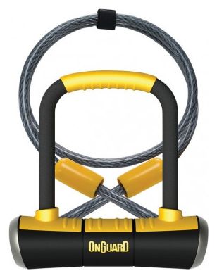 ONGUARD PITBULL MINI DT U-lock 90x140mm 8008 Ø 14 mm + cable 120x10mm