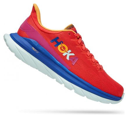Hoka One One Mach 4 St (Art) Pack Red Multi-color Women Running Shoes