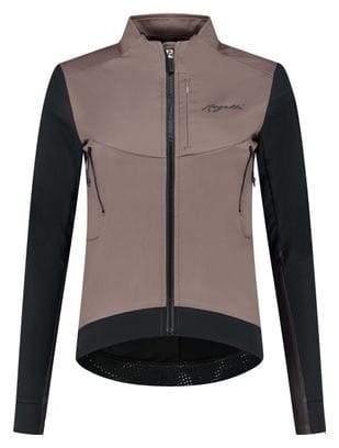 Veste Velo Hiver Rogelli Cadence - Femme - Taupe/Noir