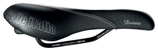 Women's Saddle Selle Italia Donna Gel Flow Black