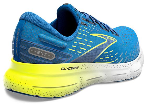 Brooks Glycerin 20 Running Shoes Blue Yellow