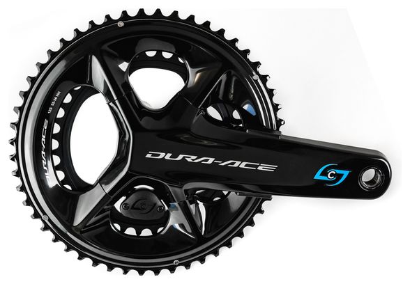 Pédalier Capteur de Puissance Stages Cycling Stages Power R Shimano Dura-Ace R9200 52-36T Noir