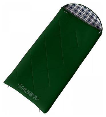 Couverture de sac de couchage Husky modèle Gary 2023 -10°C 220 cm avec flanelle-Vert