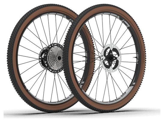 Paire de Roues Legend Wheels 29" Marathon RS4 - 15X110 - 12X148mm - DT 350 Boost - Disc Centerlock - Shimano Micro Spline