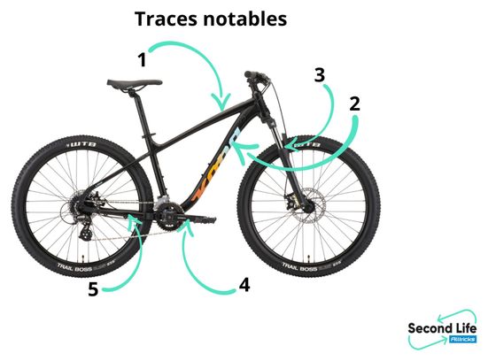Produit Reconditionné - VTT Semi-Rgide Kona Lana'i Shimano Altus 8V 26'' Noir 2022 XS