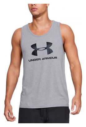 Debardeur gris homme Under Armour Sportstyle Logo Tank Alltricks