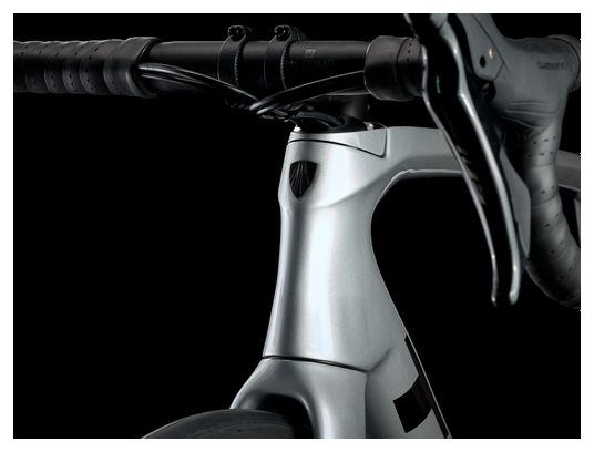 V lo de Route Trek Emonda SL 5 Disc Shimano 105 11V Lithium Quicksilver / Brushed Chrome 2021