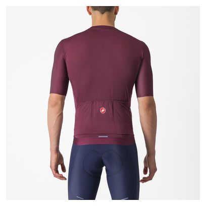 Maglia Castelli Espresso Bordeaux a manica corta