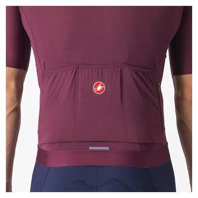 Maglia Castelli Espresso Bordeaux a manica corta