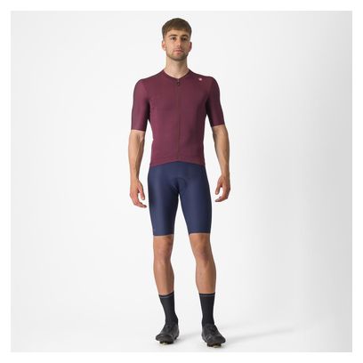 Maglia Castelli Espresso Bordeaux a manica corta