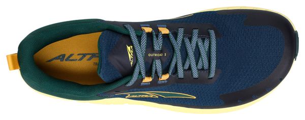 Chaussures Trail Altra Outroad 2 Bleu Jaune Homme