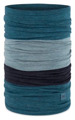 Move Block Teal Merino Neck Warmer