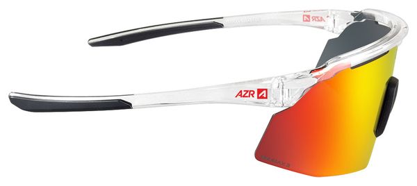 Lunettes Azr Iseran Crystal Clear/Rouge