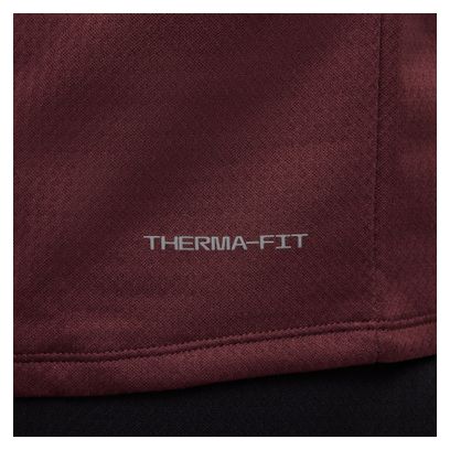 Nike Therma-Fit Sphere Element Rot Herren 1/2 Zip Thermo Top