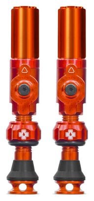 Muc-Off Big Bore Hybrid Orange Tubeless Valves