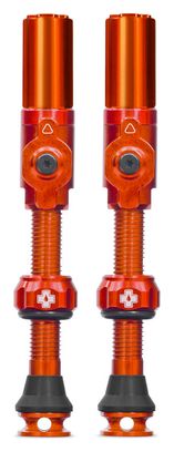 Muc-Off Big Bore Hybrid Orange Tubeless Valves