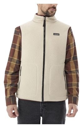 Sleeveless Fleece Jacket Homme Lafuma Maury Sherpa Beige