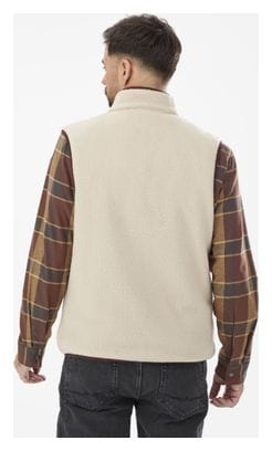 Sleeveless Fleece Jacket Homme Lafuma Maury Sherpa Beige