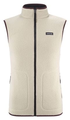 Sleeveless Fleece Jacket Homme Lafuma Maury Sherpa Beige