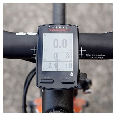 Cateye Padrone Smart+ Bike Computer Black