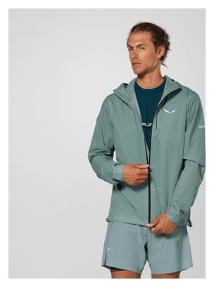 Veste Imperméable Salewa Pedroc 2 Powertex 2.5L Vert Homme