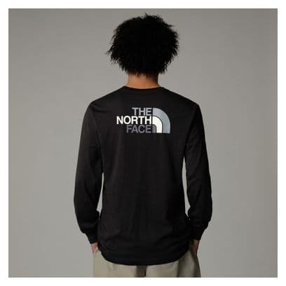 Camiseta de manga larga The North Face Easy Negra Hombre