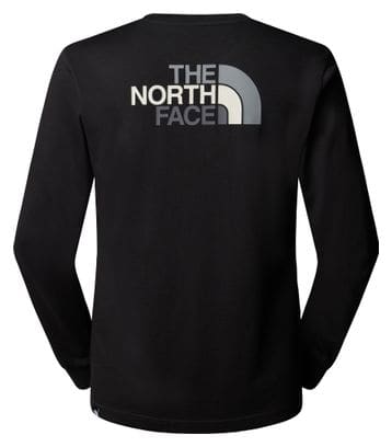 Camiseta de manga larga The North Face Easy Negra Hombre