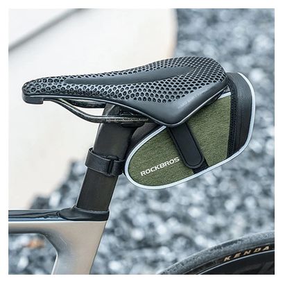 Sacoche de selle de vélo ROCKBROS  0.45L - Fixation velcro noir