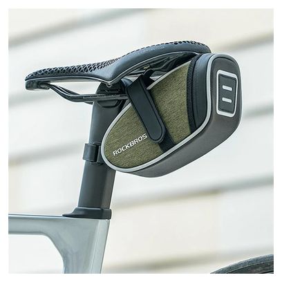 Sacoche de selle de vélo ROCKBROS  0.45L - Fixation velcro noir
