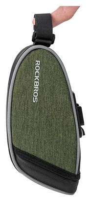 Sacoche de selle de vélo ROCKBROS  0.45L - Fixation velcro noir