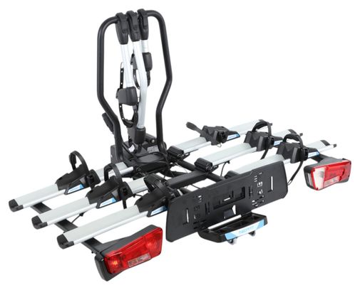 Portabicicletas plegable Neatt con bola de remolque - 3 bicicletas (compatible con E-Bikes)