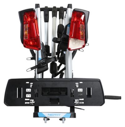 Portabicicletas plegable Neatt con bola de remolque - 3 bicicletas (compatible con E-Bikes)