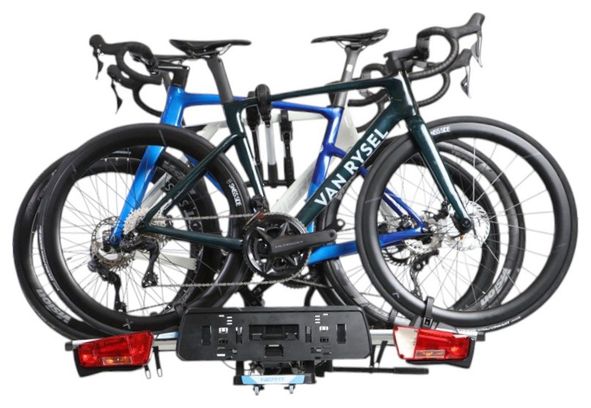 Portabicicletas plegable Neatt con bola de remolque - 3 bicicletas (compatible con E-Bikes)