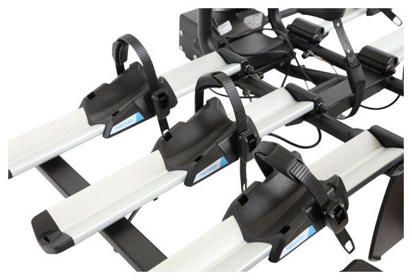 Portabicicletas plegable Neatt con bola de remolque - 3 bicicletas (compatible con E-Bikes)