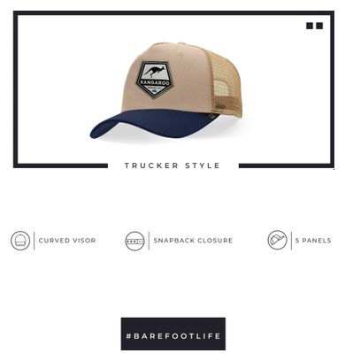 Casquette Trucker pour femmes Hanukeii Kangaroo Marron