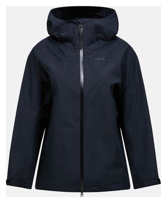Giacca impermeabile Peak Performance Treeline HIPE 2.5L nera da donna