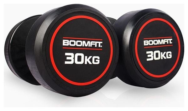 Haltères Ronds de musculation 30Kg (Paire) - BOOMFIT