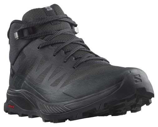 Salomon Outrise Mid GTX Hiking Shoes Black Men's