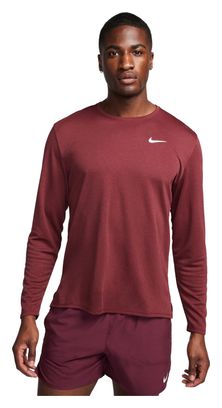 Nike Dri-Fit UV Miler Long Sleeve Jersey Red