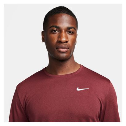 Nike Dri-Fit UV Miler Long Sleeve Jersey Red