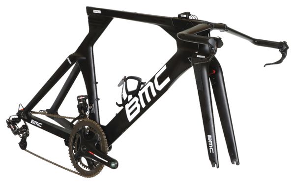 Vélo Team Pro - Kit Cadre / Fourche BMC Timemachine 01 AG2R Campagnolo Super Record EPS 11V Patins 2021 'Cherel'