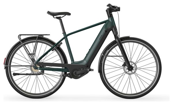 Bici elettrica da città Btwin LD 920 E Telaio alto Motore automatico Owuru 702Wh 700mm nero 2023