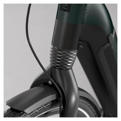 Elektrische Stadsfiets Btwin LD 920 E Hoog Frame Automatische Motor Owuru 702Wh 700mm Zwart 2023
