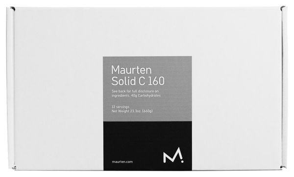 Pack of 12 Maurten Solid C 160 Energy Bars Cocoa 12x55g