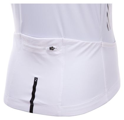 Maillot Manches Courtes Unisexe Van Rysel Racer 2 Blanc