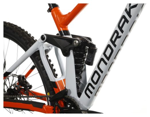 Refurbished Produkt - Mondraker Summum Sram GX DH 7V 29'' 29'' Mountainbike All-Suspenduced Weiß/Orange 2023